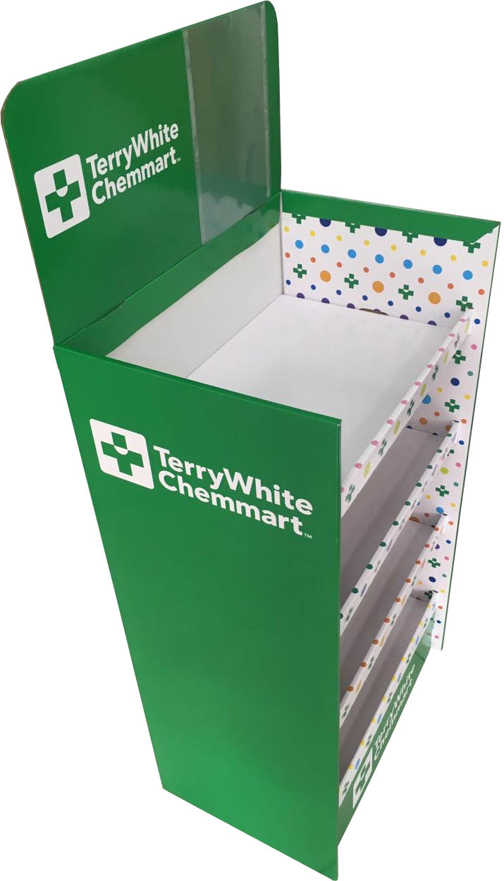 PH+POP Display with Plastic pocket
